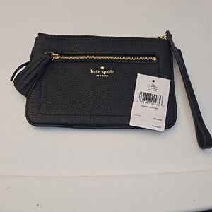 Kate Spade Black Wristlet Clutch